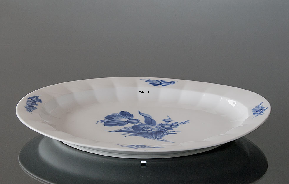 Blaue Blume, eckig, oval Schale Nr. 10/8541, 46 cm, Royal Copenhagen