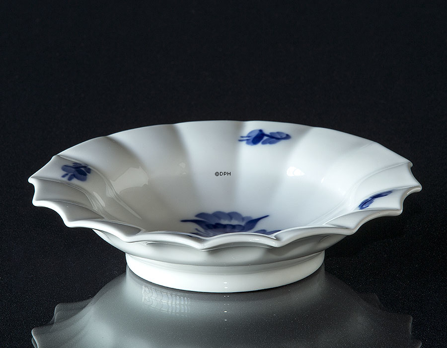 Blaue Blume, eckig, ovale Schale Nr. 10/8555, ø15cm, Royal Copenhagen