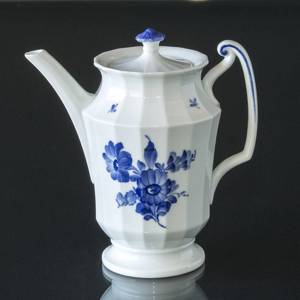 Blaue Blume, eckig, Kaffeekanne, klein | Nr. 10-8565 | DPH Trading