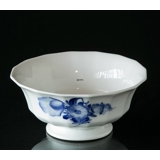 Blaue Blume, eckig, Salatschüssel auf Fuß Nr. 10/8568, Royal Copenhagen