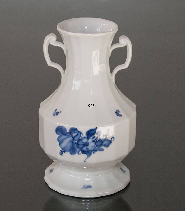 Blaue Blume, eckig, Vase Nr. 10/8575, Royal Copenhagen