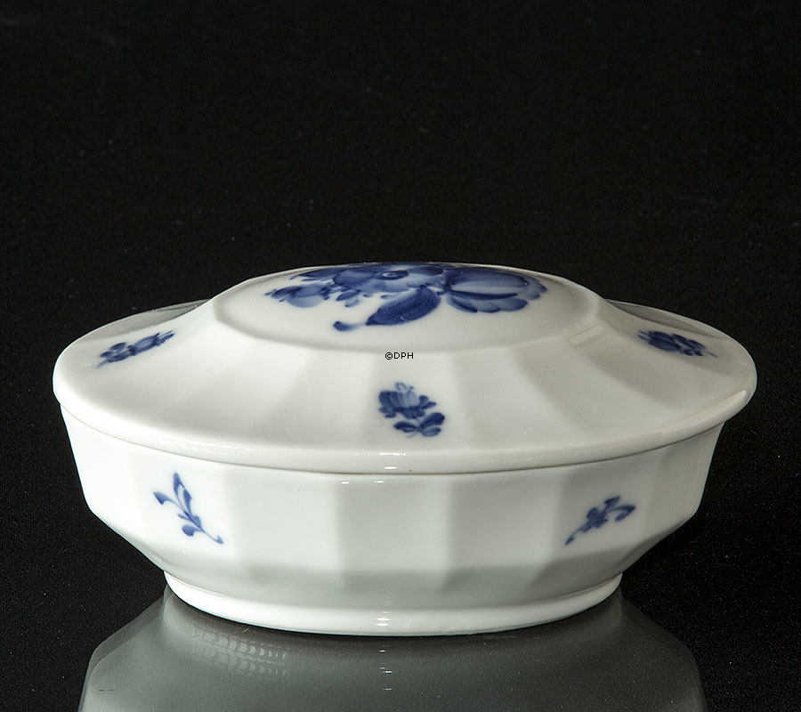 Blaue Blume, eckig, Krug mit Deckel 10-8600 (Selten), Royal Copenhagen
