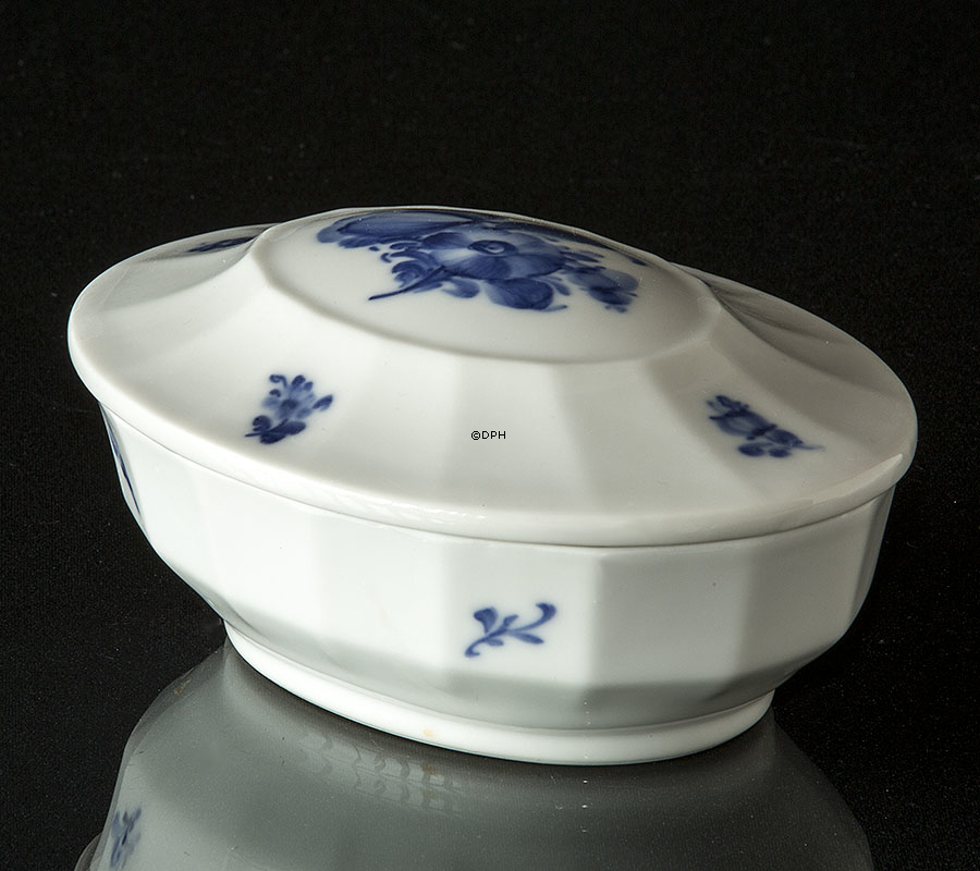 Blaue Blume, eckig, Krug mit Deckel 10-8600 (Selten), Royal Copenhagen