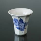 Blaue Blume, Eckig, Vase 8 cm