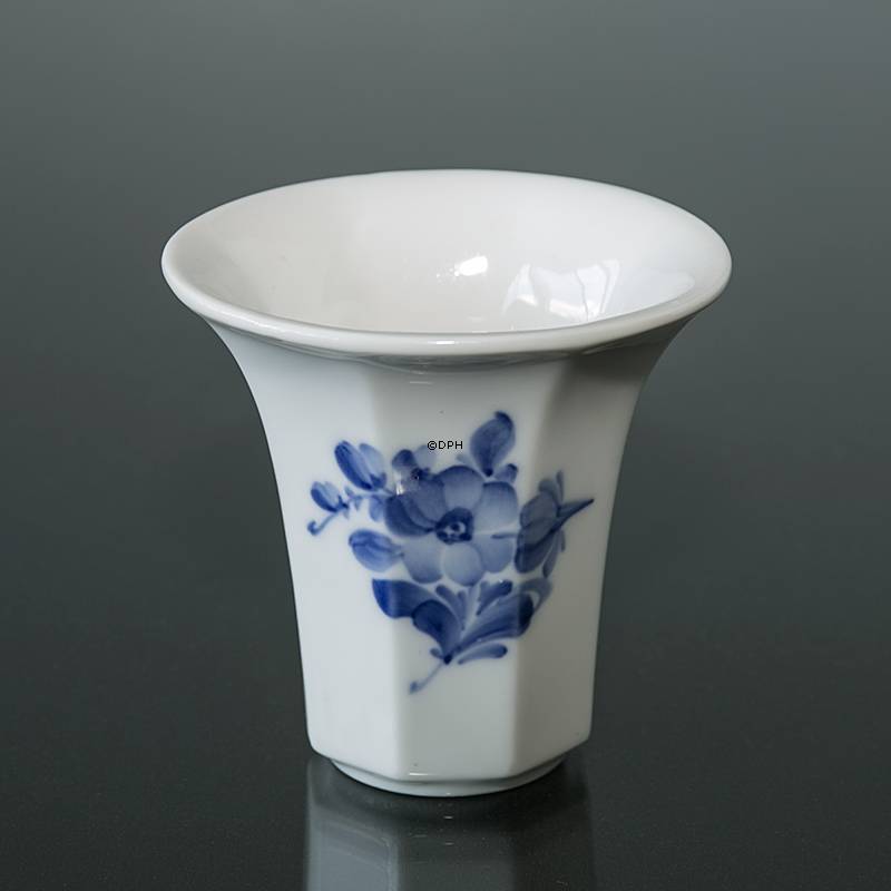 Blaue Blume, Eckig, Vase Nr. 10/8613, 8 cm, Royal Copenhagen