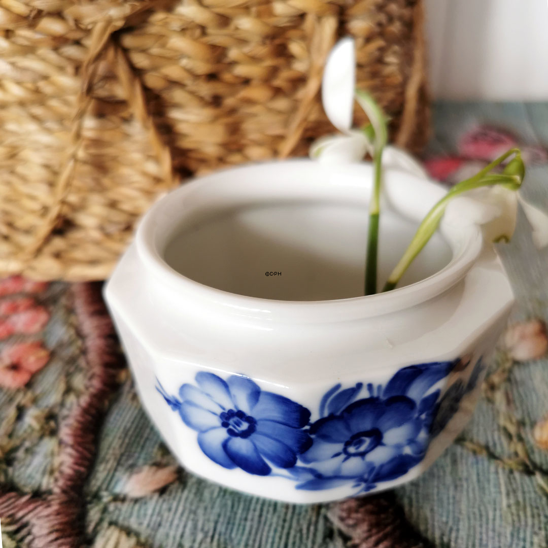 Blaue Blume, eckig, Vase Nr. 10/8617, Royal Copenhagen