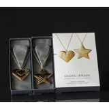 Herz und Stern - Georg Jensen Ornamente, Set 2019
