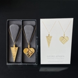 Herz und Kornett - Georg Jensen Weihnachtsornamente, Set 2025