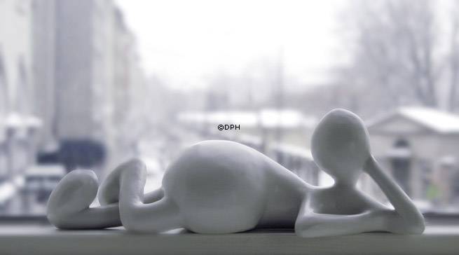 GROßE Musica Figur, Verträumte Note, Royal Copenhagen Figur Nr. 387