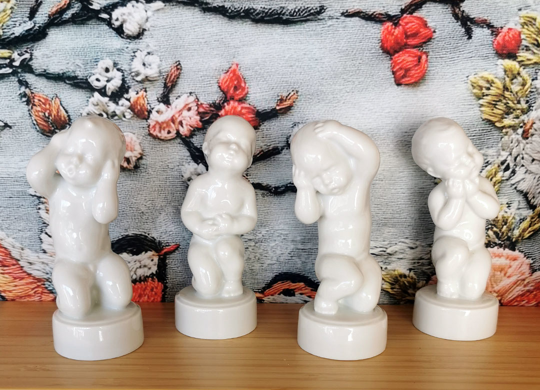 Kopfschmerz die vier Schmerzen, weiße Bing & Gröndahl Figur Nr. 2206 oder 453