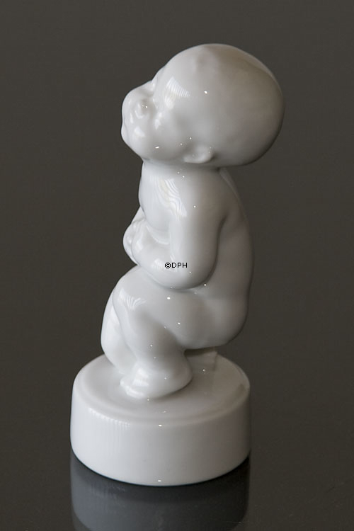 Magenschmerz die vier Schmerzen, weiße Bing & Gröndahl Figur Nr. 2208 oder 455