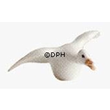 Weiße Ente Figur, Royal Copenhagen Nr. 124