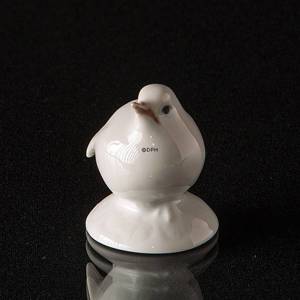 Weiße Rotkehlchen Figur, Royal Copenhagen Nr. | Nr. 1003125 | Alt. r2238-h | DPH Trading