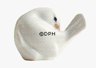 Weiße Fink Figur, Royal Copenhagen Nr. 170