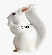 Weißes Eichhörnchen Figur, Royal Copenhagen Figur Nr. 171