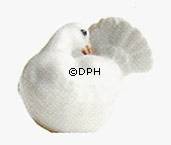 Weiße Taubenfigur, Royal Copenhagen Nr. 175