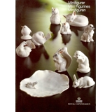 Weiße Maus auf Zucker Figur, Royal Copenhagen Nr. 176