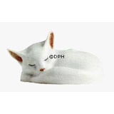 Weiße Katze Figur, Royal Copenhagen Nr. 178