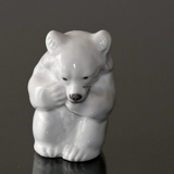 Schüchtern Eisbär Figur, Royal Copenhagen Nr. 21435 oder 235