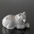 Weißer Eisbär, der sich entspannen, Royal Copenhagen Figur Nr. 21520 | Nr. 1003238 | Alt. R21520 | DPH Trading
