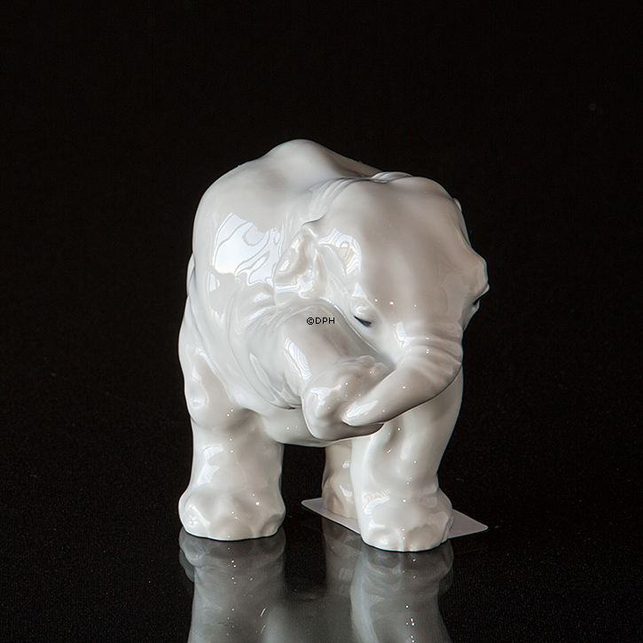 Weißer Elefant Figur, Royal Copenhagen Nr. 241