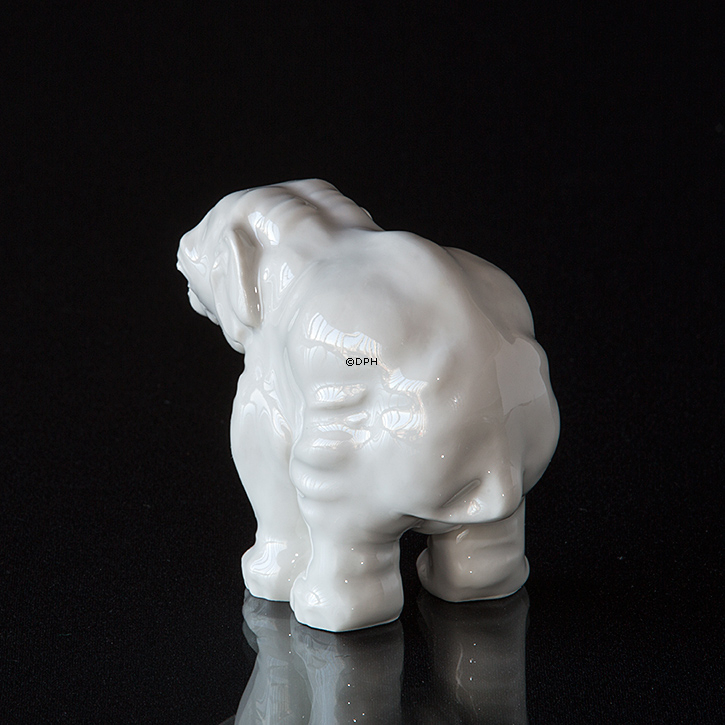Weißer Elefant Figur, Royal Copenhagen Nr. 241