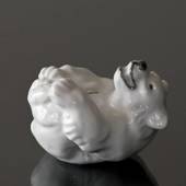 Weißer Eisbärenjunge Figur, Royal Copenhagen Nr. 22745