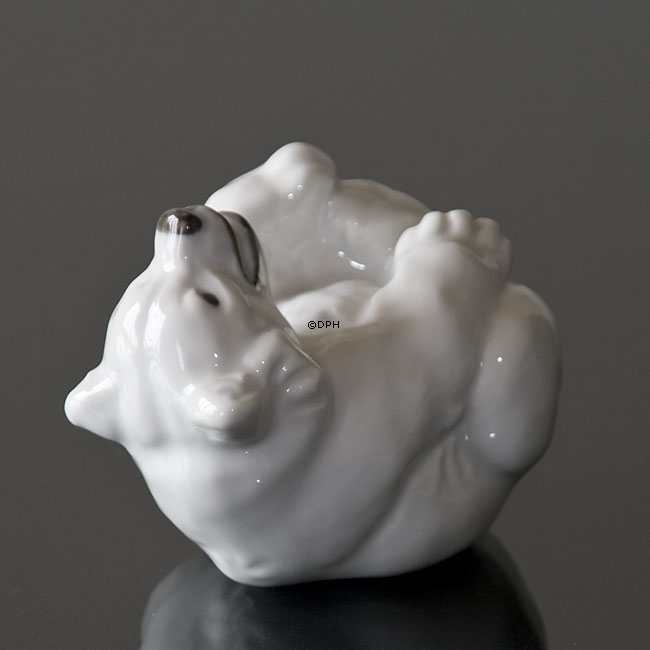 Weißer Eisbärenjunge Figur, Royal Copenhagen Nr. 22745 oder 245