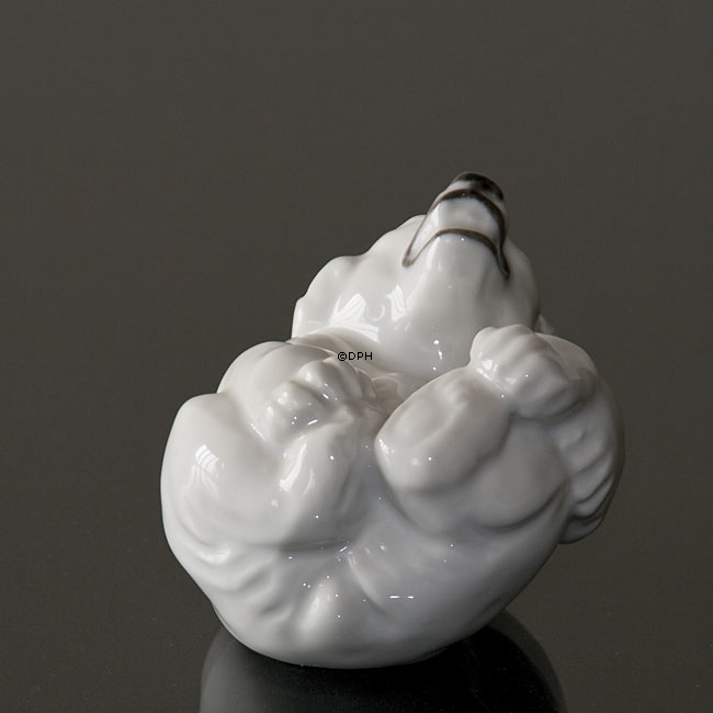 Weißer Eisbärenjunge Figur, Royal Copenhagen Nr. 22745 oder 245