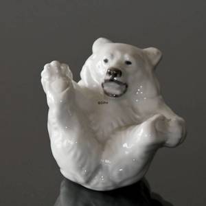 Weißer Eisbärenjunge Figur, Royal Copenhagen Nr. 22747 | Nr. 1003247 | Alt. R22747 | DPH Trading
