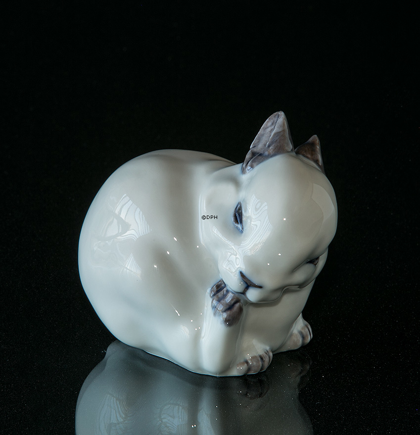 Weiße Kaninchenfigur, Royal Copenhagen Nr. 251