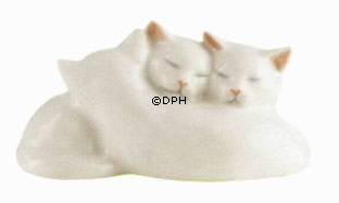 Drei weiße Kätzchen, Royal Copenhagen Figur Nr. 304