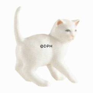 Weißes Kätzchen stehend, Royal Copenhagen Figur | Nr. 1003305 | Alt. 1003305 | DPH Trading
