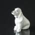 Weißer Hund, der nach oben schaut, Royal Copenhagen Figur | Nr. 1003547 | Alt. r2547 | DPH Trading