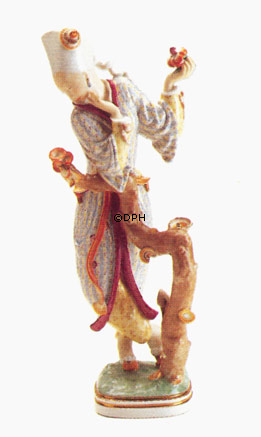 Mondmädchen, Royal Copenhagen Überglasurfigur Nr. 2413 oder 131