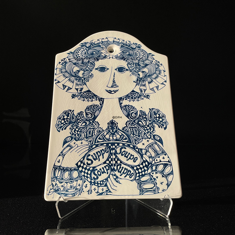 StabilerTellerständer, Acryl - Kann sowohl zum Stellen als auch zum Aufhängen von großen Tellern, Geschirr etc. verwendet werden