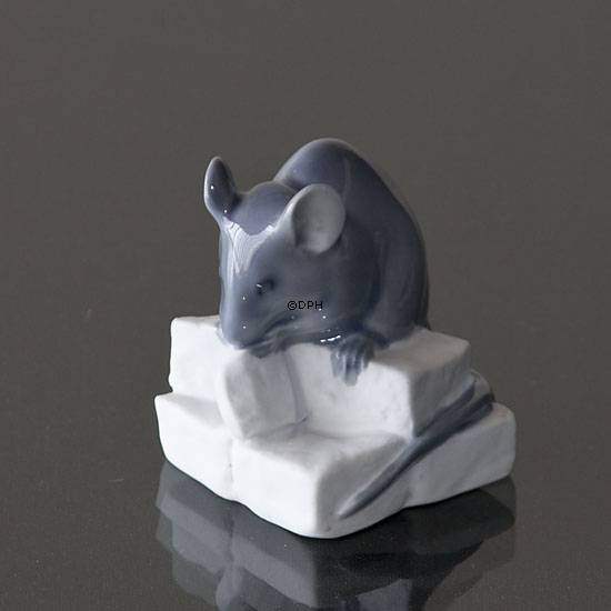 Maus auf Zucker, Royal Copenhagen Figur Nr. 510 oder 062