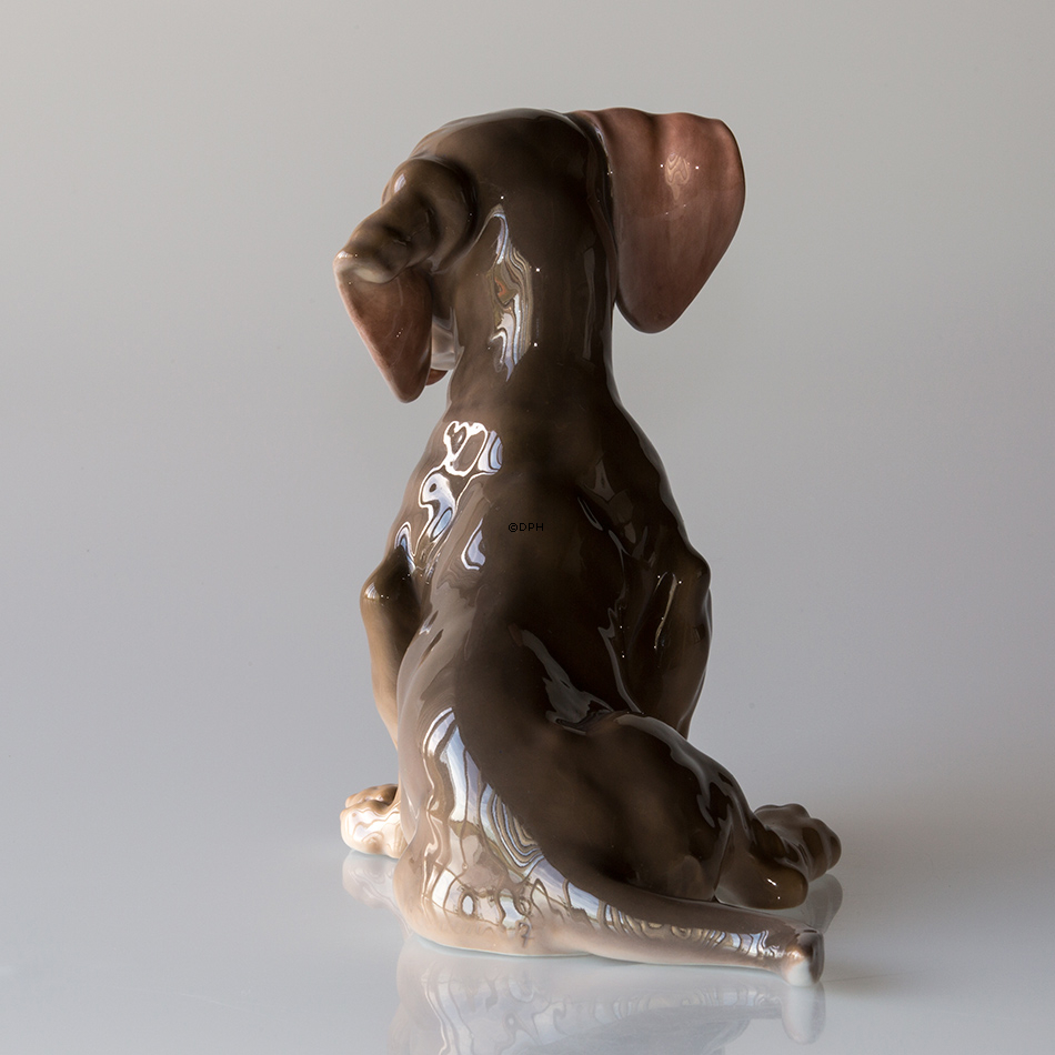 Dackel, Royal Copenhagen Hundefigur Nr. 856 eller 078