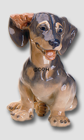 Dackel, Royal Copenhagen Hundefigur Nr. 856 eller 078