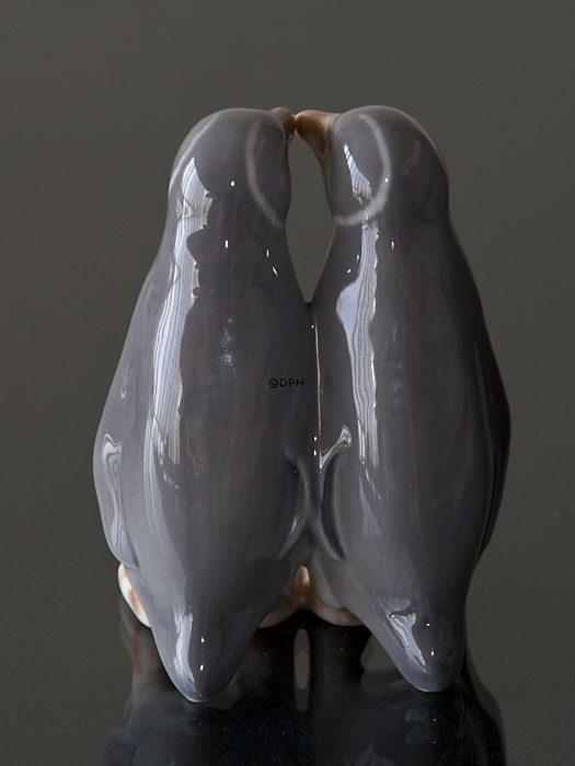 Pinguine, Royal Copenhagen Figur Nr. 1190 oder 091