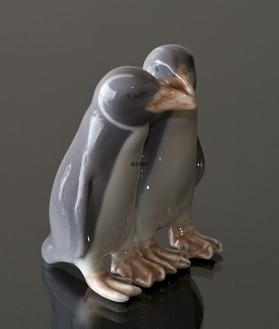 Pinguine, Royal Copenhagen Figur Nr. 1190 oder 091