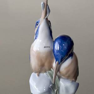 Paar Eisvögel, Royal Copenhagen Vogelfigur Nr. 1769 | Nr. 1020114 | Alt. R1769 | DPH Trading