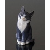 Graue Katze spielt, Royal Copenhagen Figur Nr. 1803 oder 115