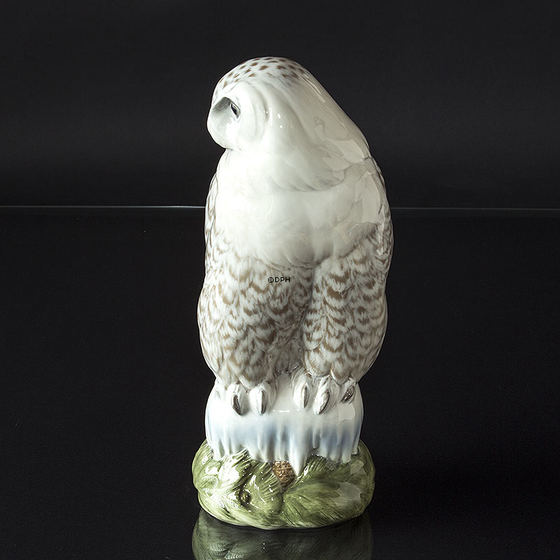 Schneeeule, Royal Copenhagen Vogelfigur Nr. 1829 oder 116