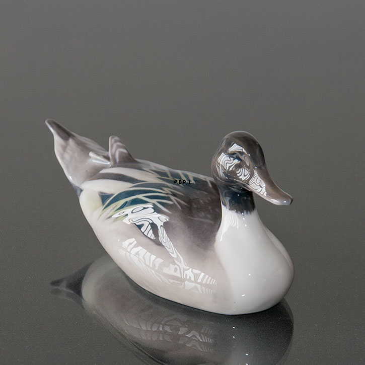 Erpel mit bunten Federn, Royal Copenhagen Figur Nr. 1933 oder 119