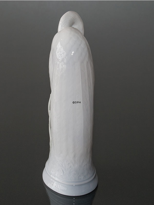 Reiher im Gras, Royal Copenhagen Vogelfigur Nr. 3002 oder 138