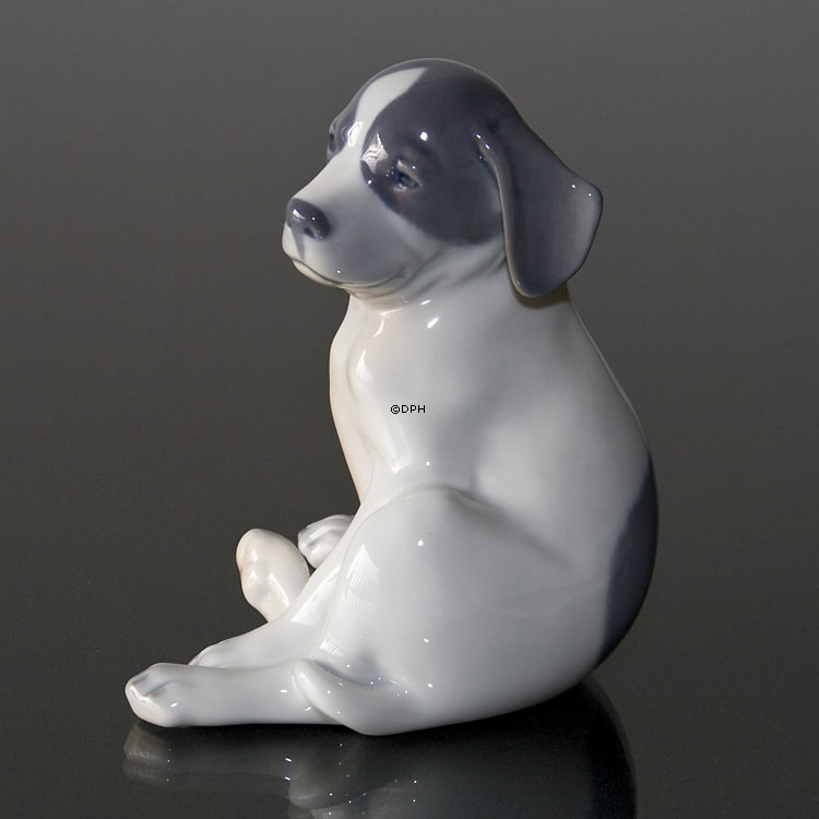 Pointer Welpe, Royal Copenhagen Hund Figur Nr. 106
