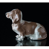 Basset Hound, Royal Copenhagen Hundefigur Nr. 356