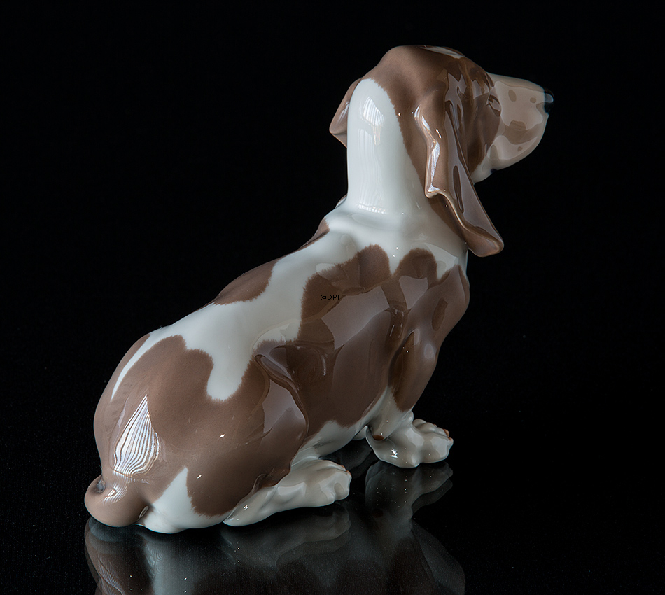 Basset Hound, Royal Copenhagen Hundefigur Nr. 356