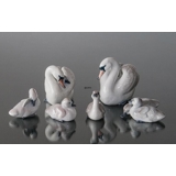 Schwanküken dehnt sich, Royal Copenhagen Vogelfigur Nr. 361